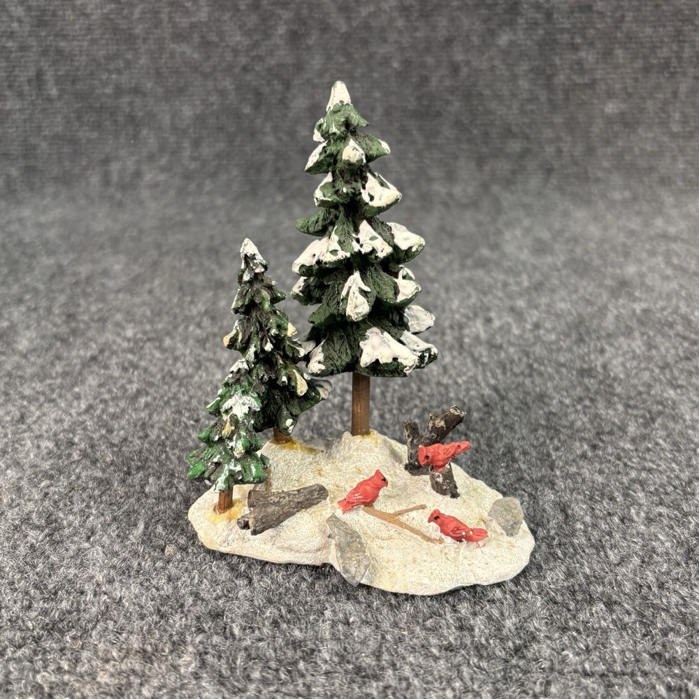 Dickens Collectables Christmas Accessories Snow Covered Pine Tree Grove